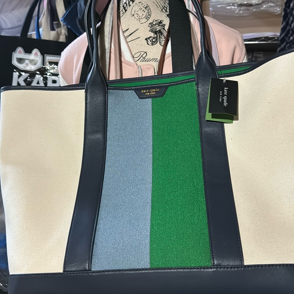Extra Large Kate Spade Canvass Tote Bag